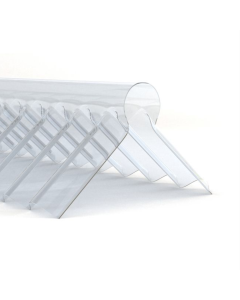 Corrugated Sheet PVC Ridge Flashing *